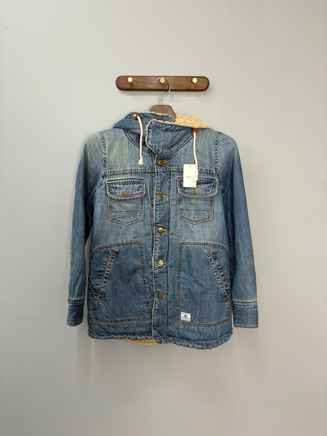 일본빈티지 포켓 버튼 데님 자켓 A2777 상품이미지3