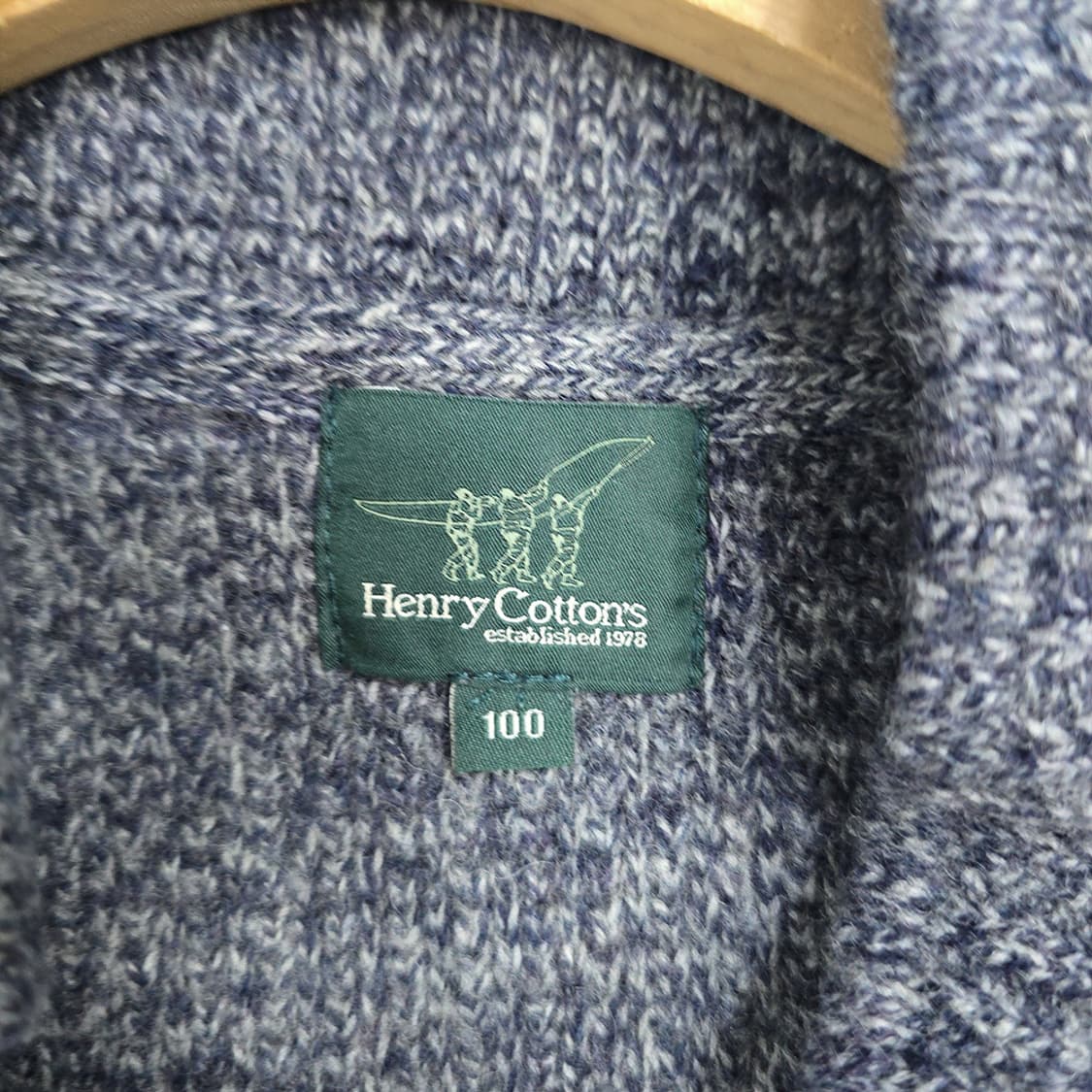 헨리코튼 울 숄카라 가디건 100 상품이미지5