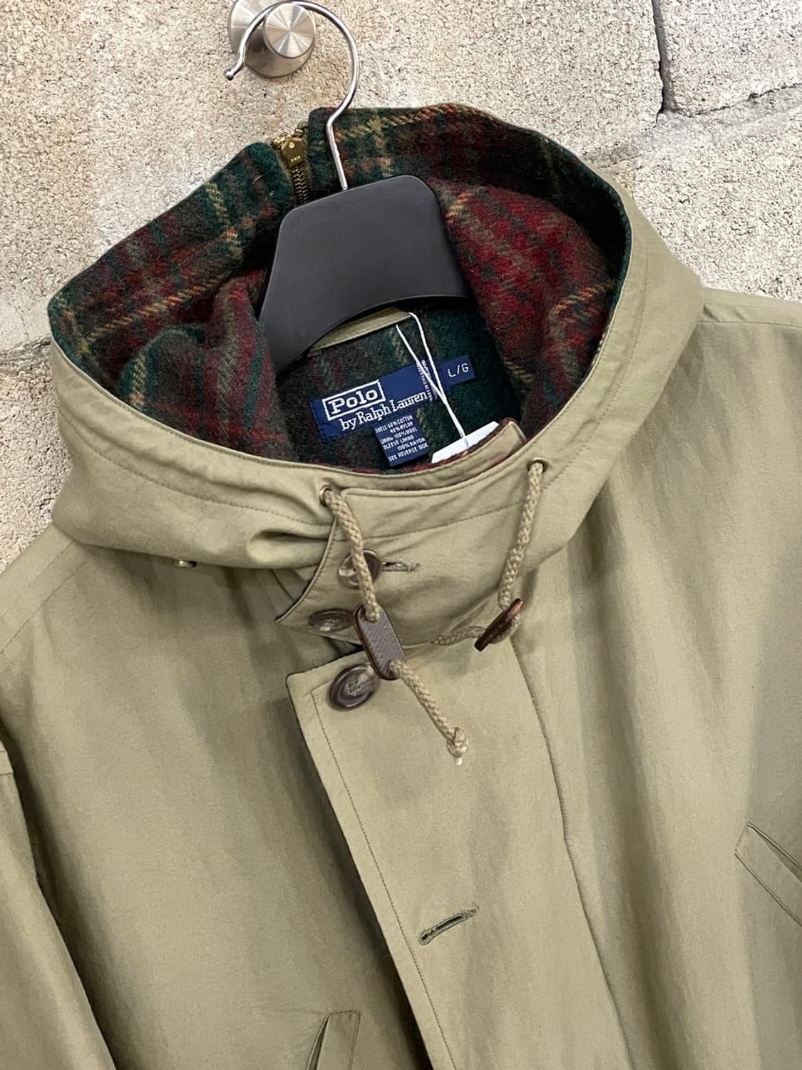 90s 폴로 랄프로렌 후드 트렌치 코트 상품이미지6