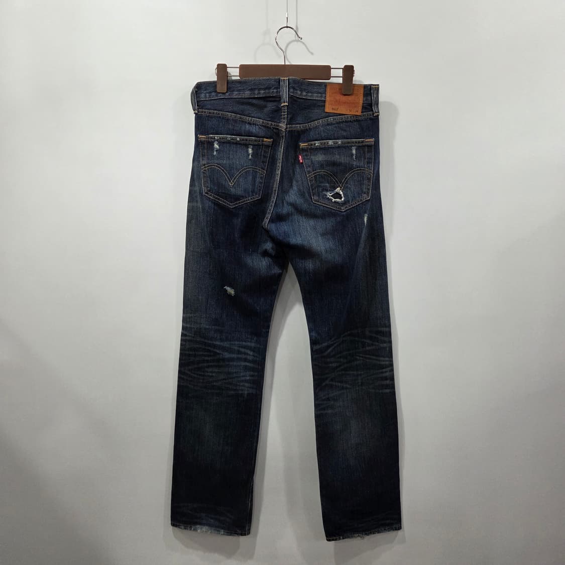 리바이스 501 진청 데님팬츠 32/34 상품이미지3