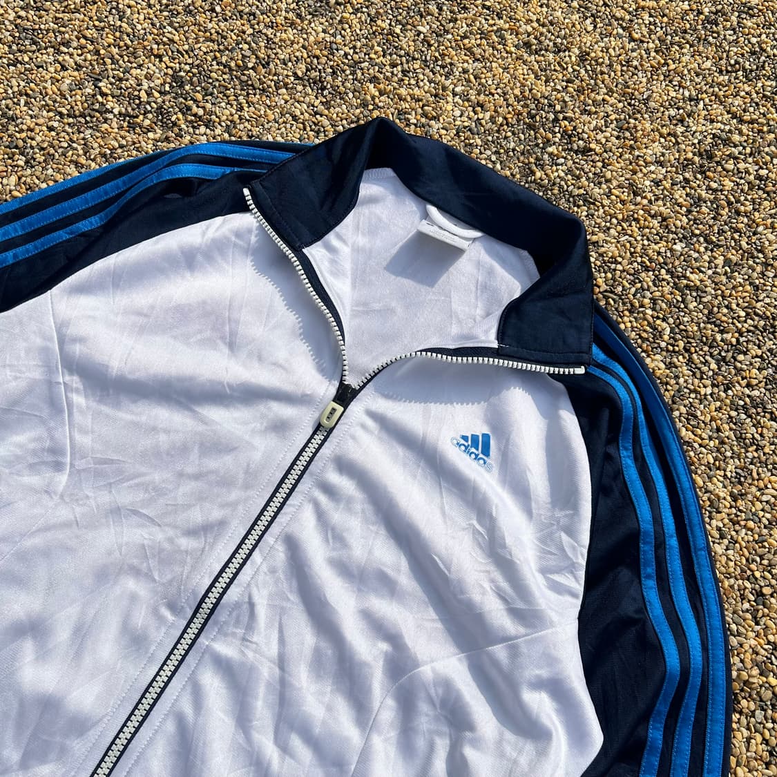 아디다스 스포티 화이트 삼선 져지 상품이미지2