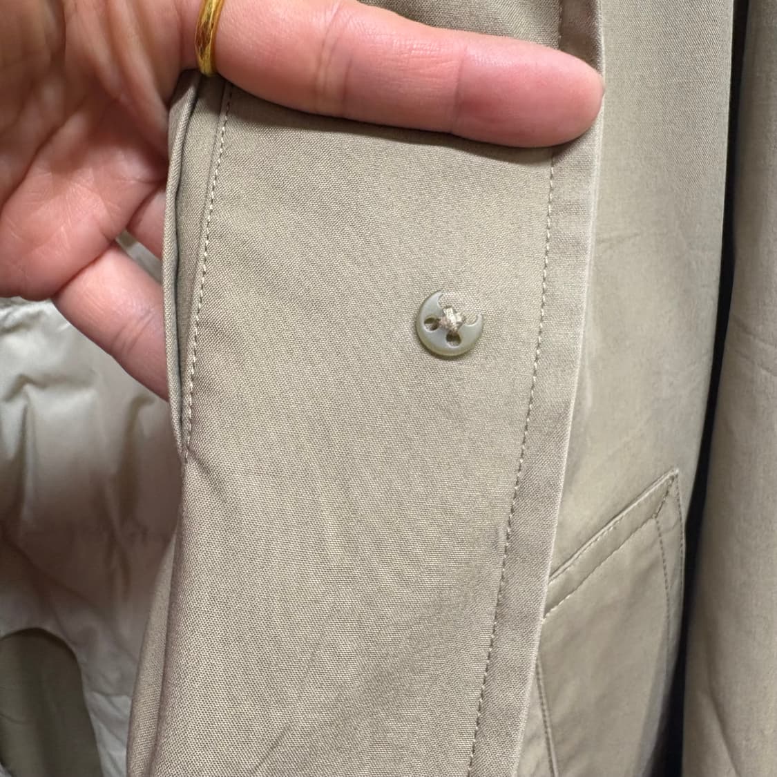 MHL 마가렛호웰 다운 패딩 퀼팅 트렌치 코트  상품이미지7