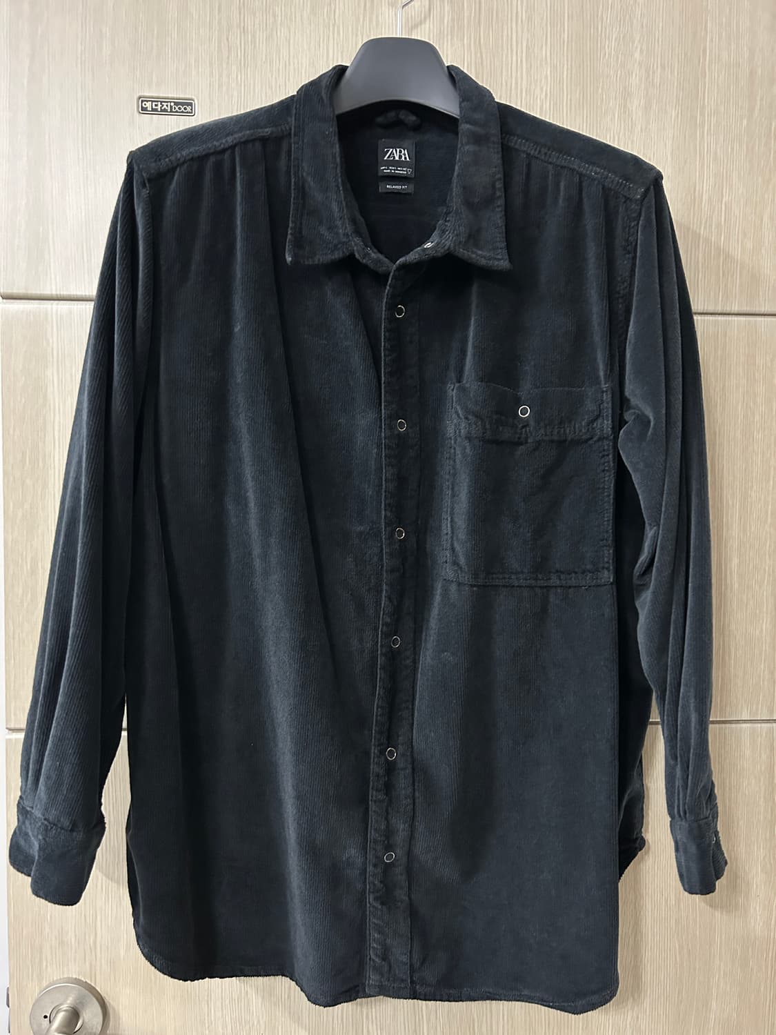 자라 코듀로이 셔츠 상품이미지1