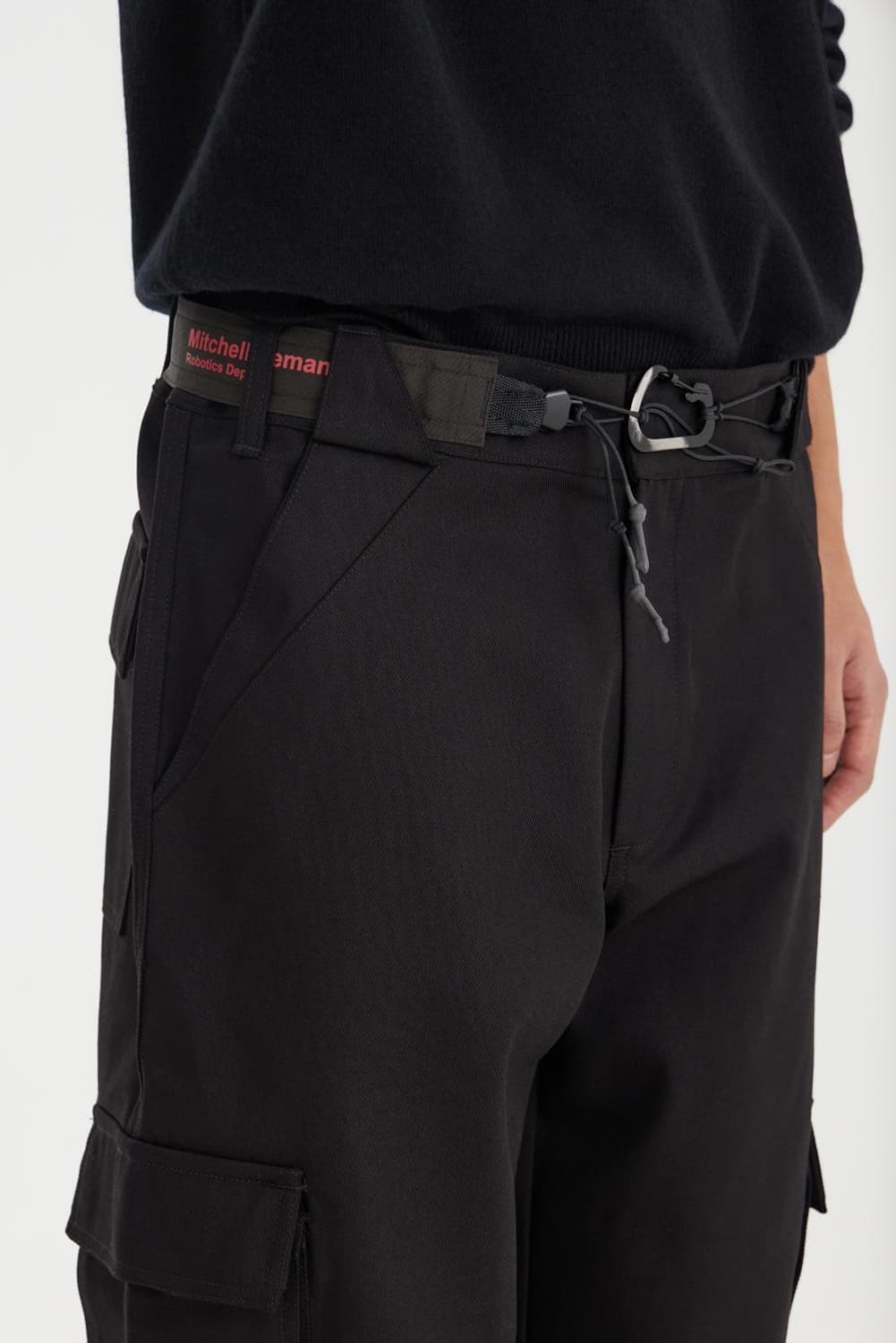 [48][OS] GR10K/ 클롭만 섕크 스트럭처드 팬츠, 디멘드 벨트 상품이미지2