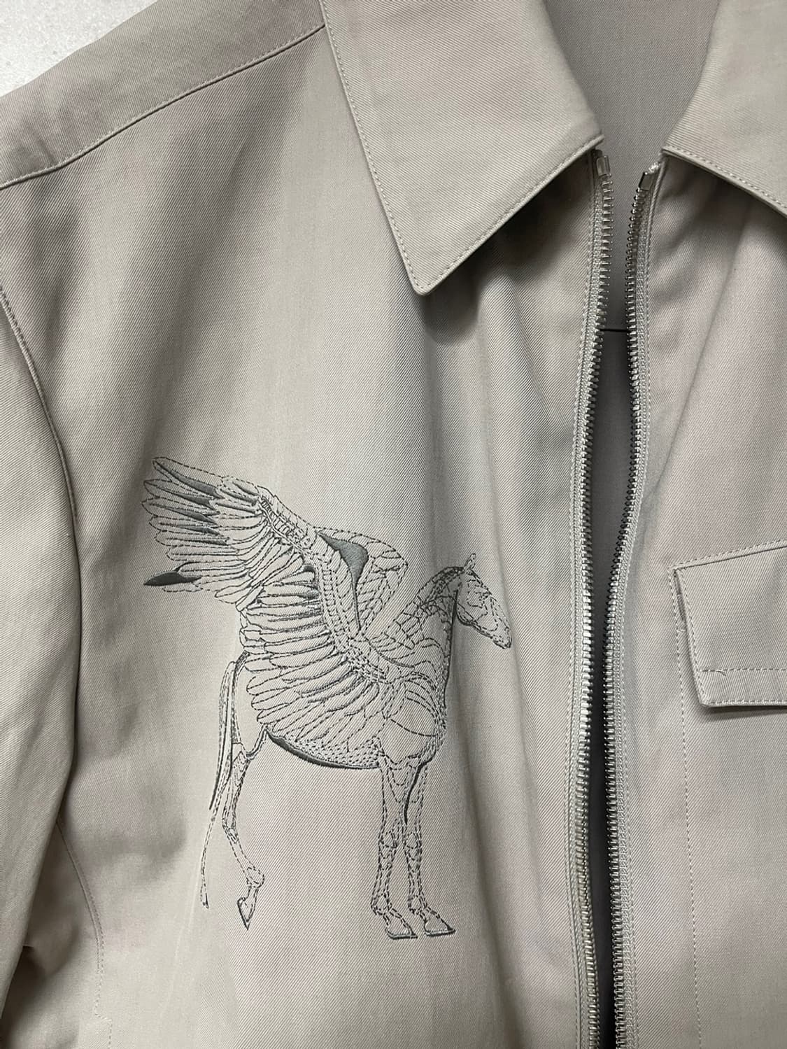 [54] 에르메스 스퀘어 아이콘 스트레이트 자켓 트러커 상품이미지3