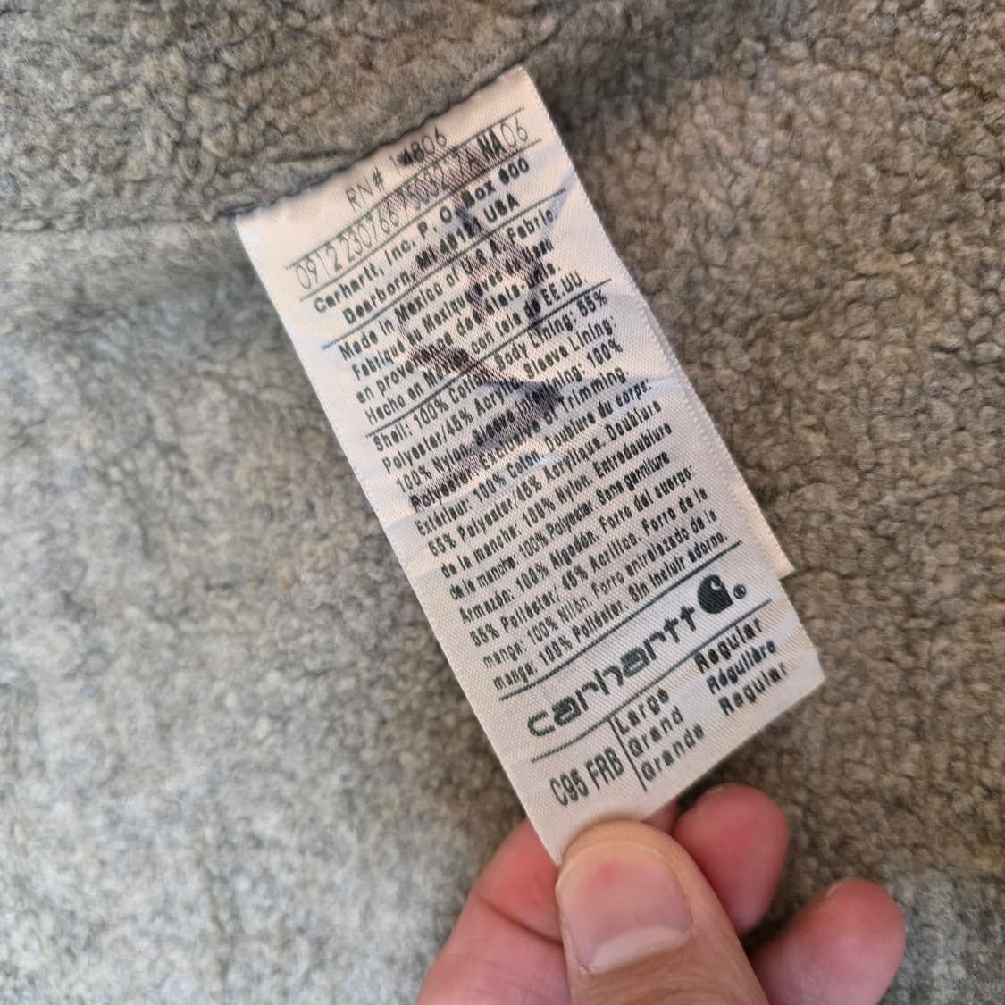 칼하트 초어 자켓 칼하트 초어 코트 칼하트 C95 칼하트 자켓 잭슨코트 상품이미지8