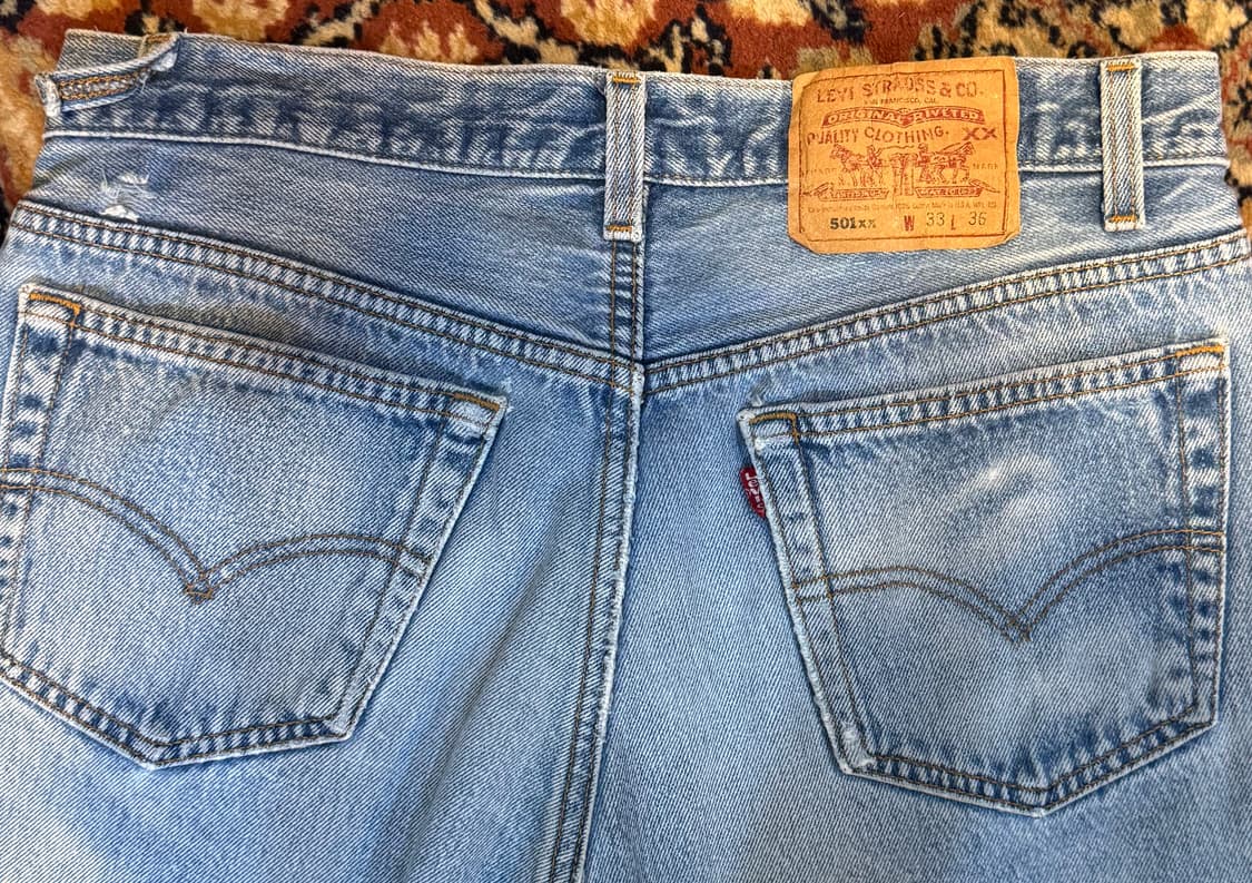 usa 빈티지 리바이스 501 xx데님 33"(30~31추천) (481) 상품이미지3