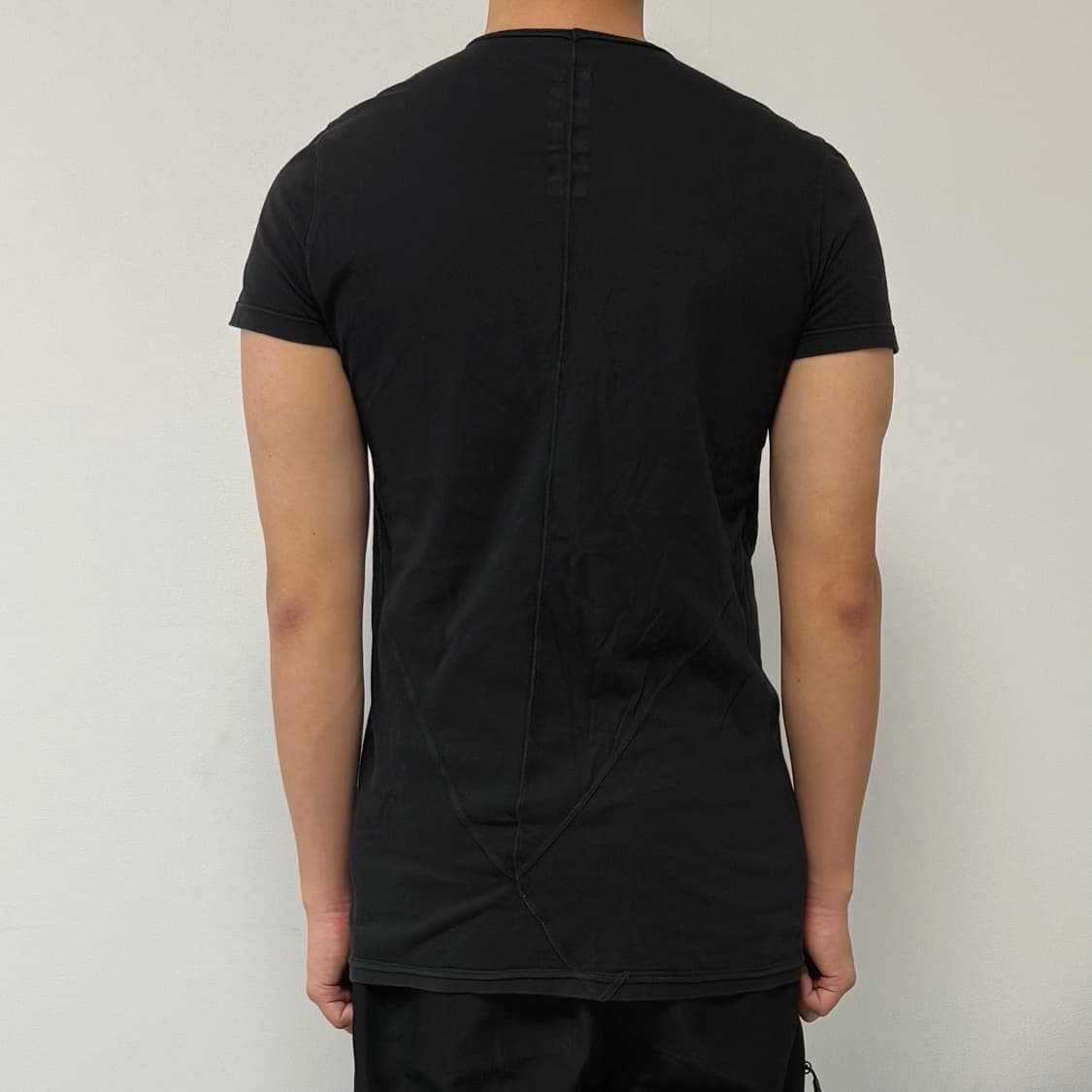 릭오웬스 14FW 다크쉐도우 우븐 티셔츠 블랙 상품이미지2