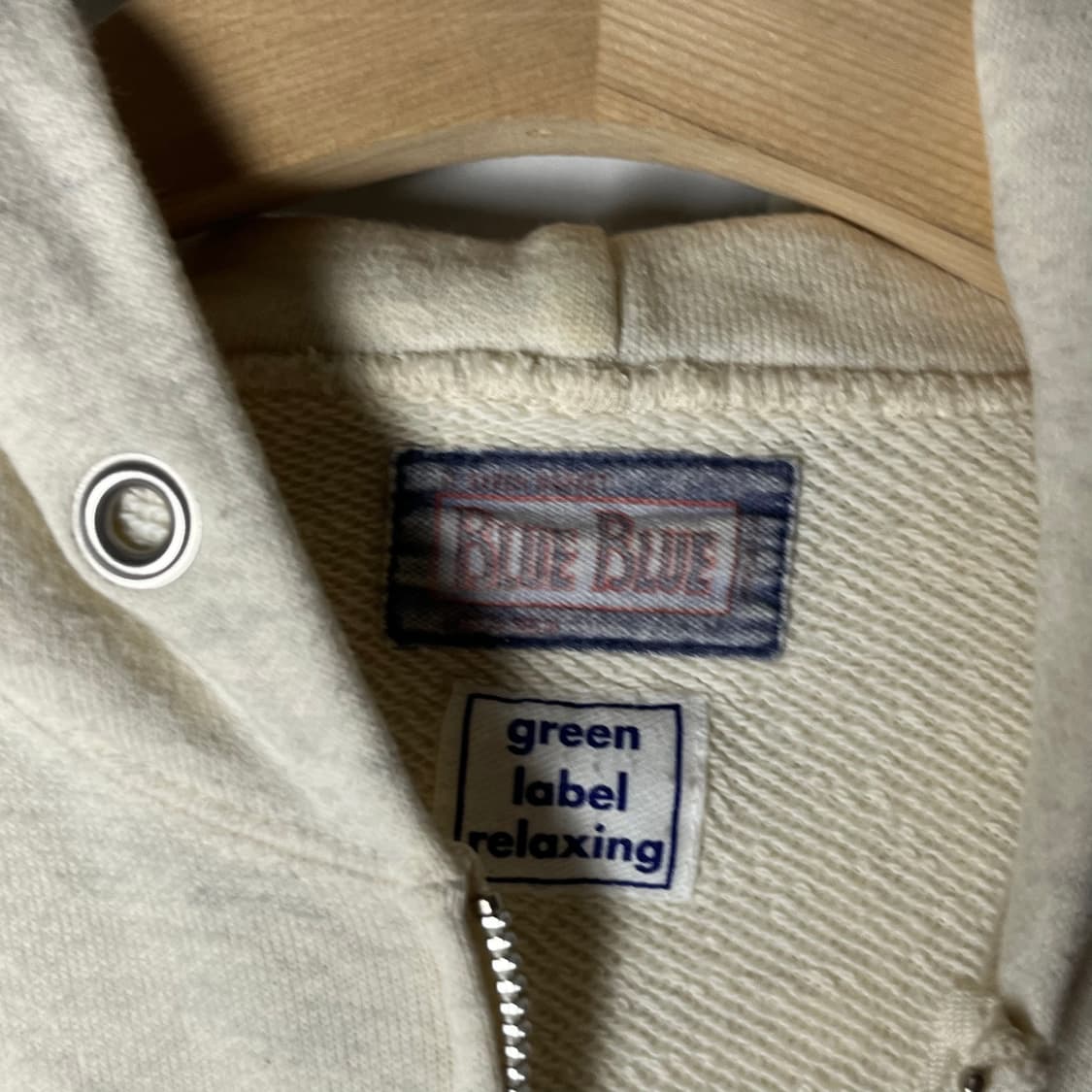 [BLUE BLUE] 블루블루재팬 앵커로고 후드집업 상품이미지4