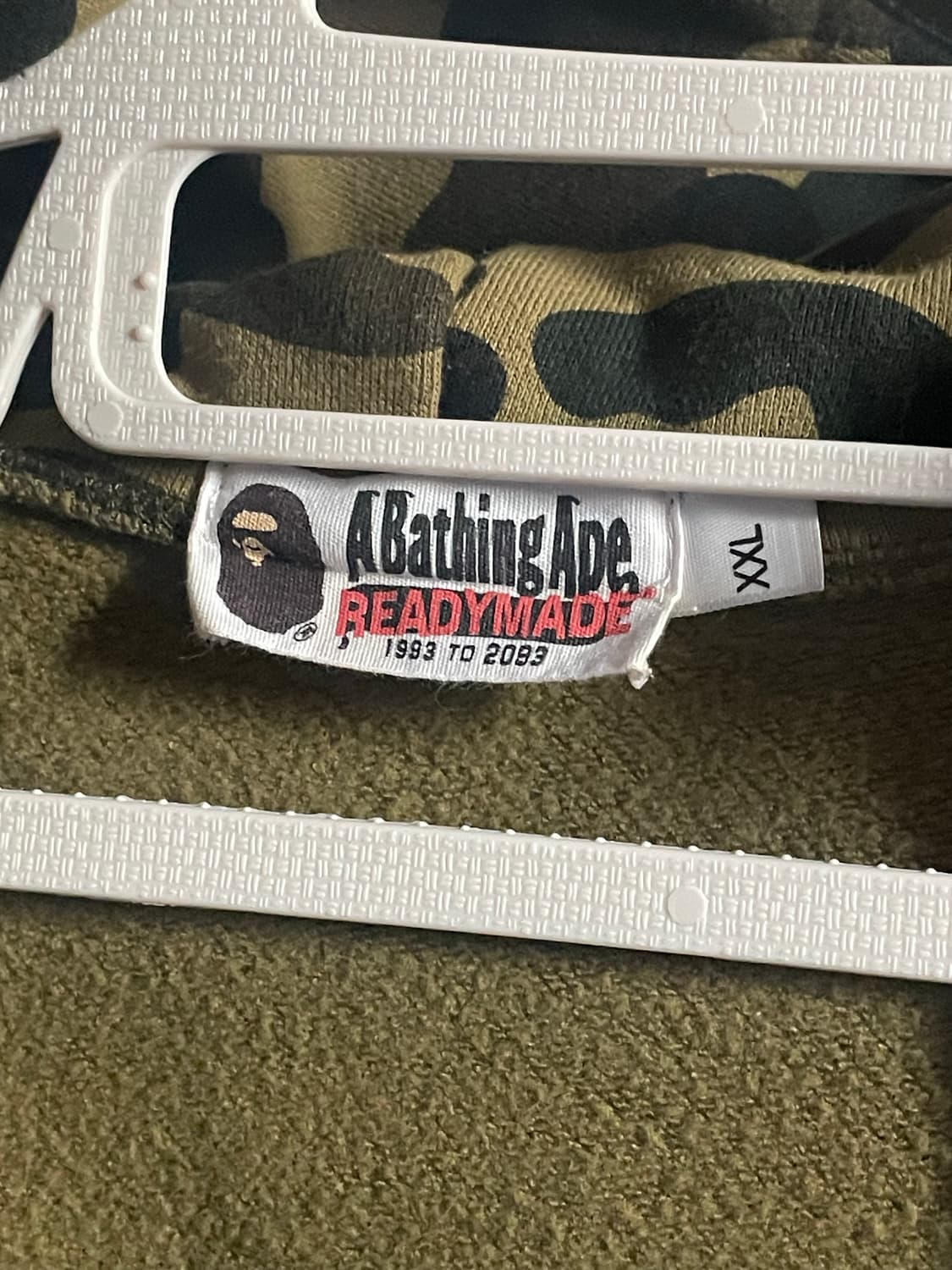 베이프 레디메이드 샤크 타이거 후드집업 xxl 상품이미지6