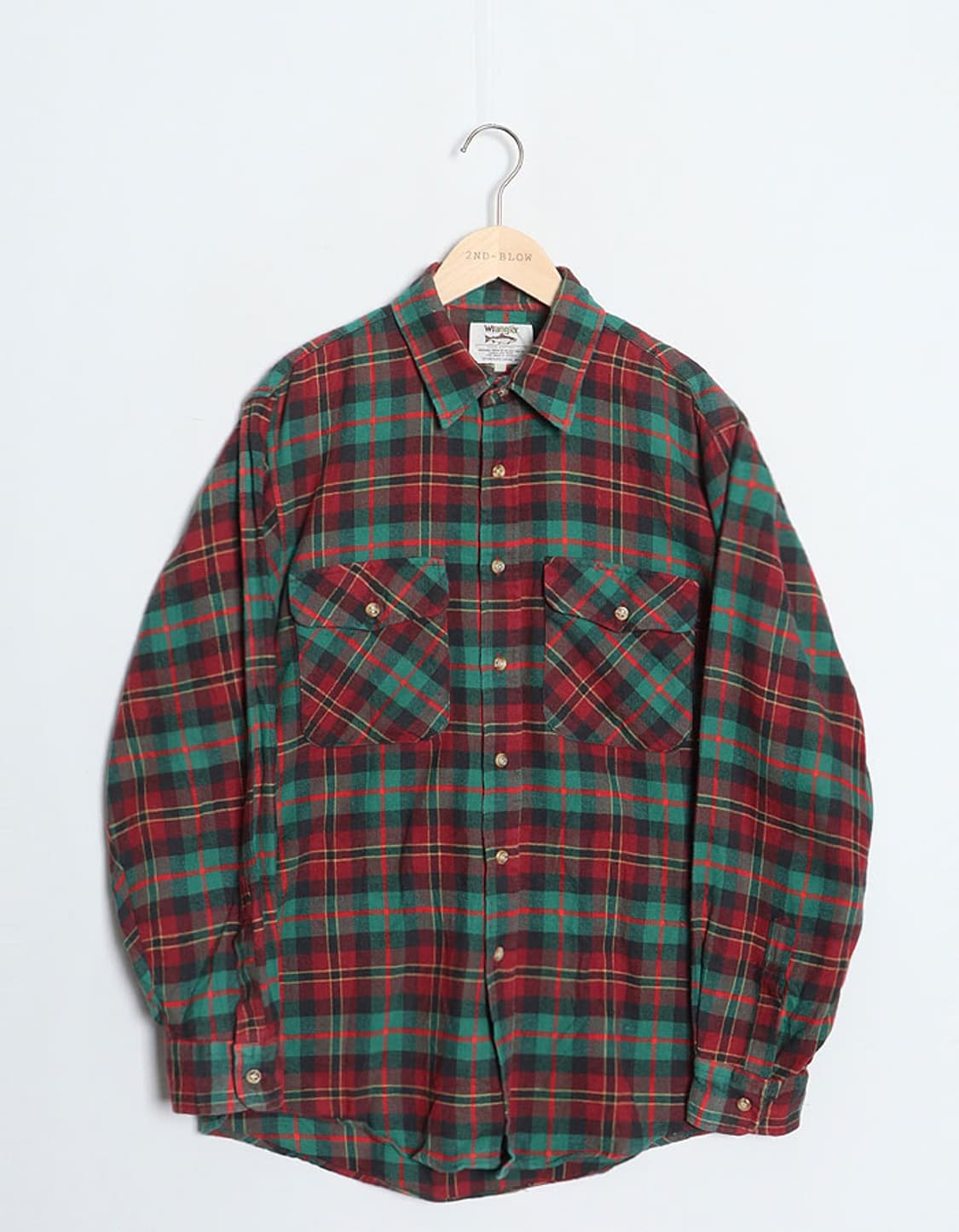 90's Wrangler Flannel Shirts 상품이미지1