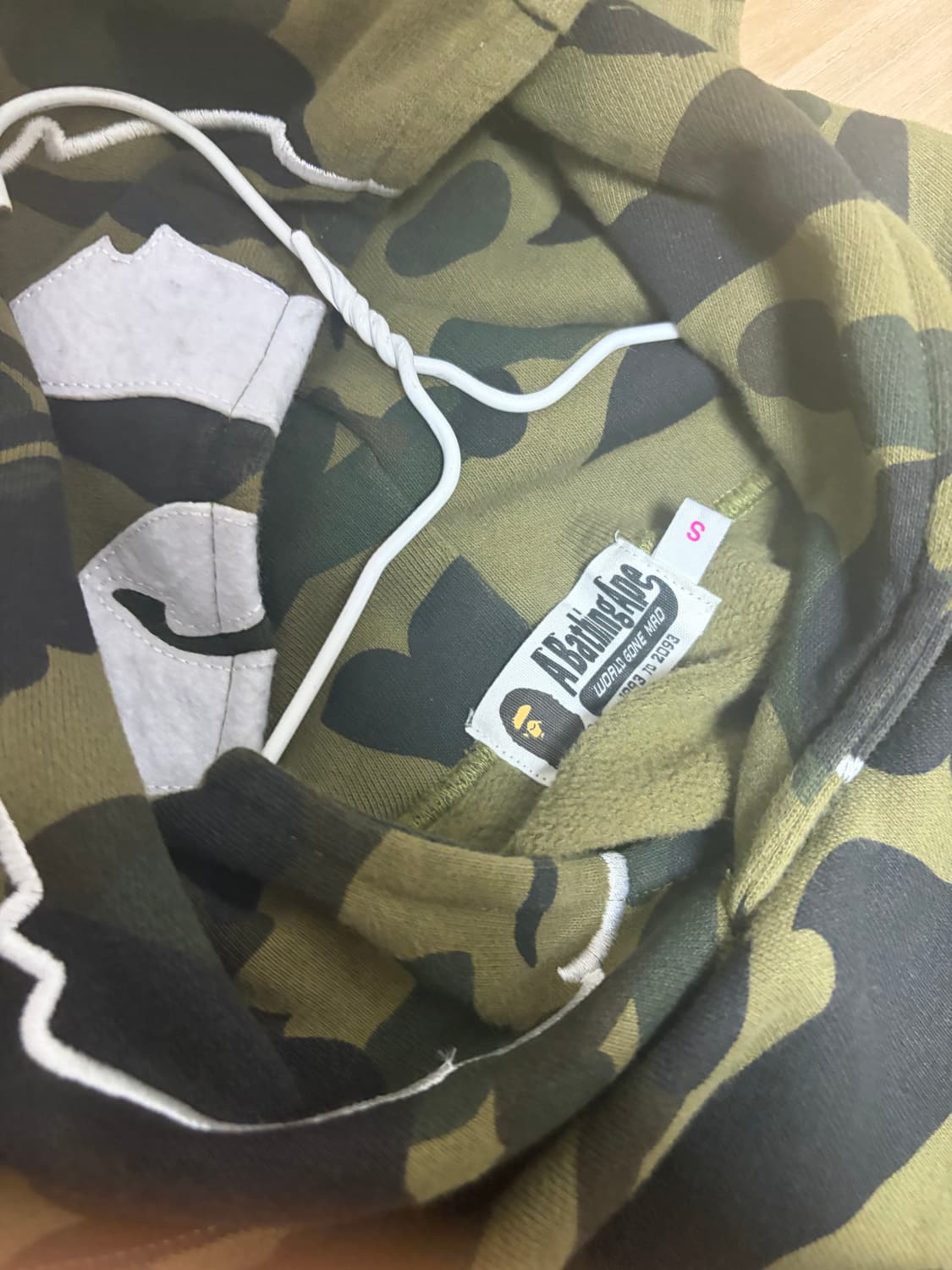 (급처) 베이프 후드티 판매합니다. 상품이미지1