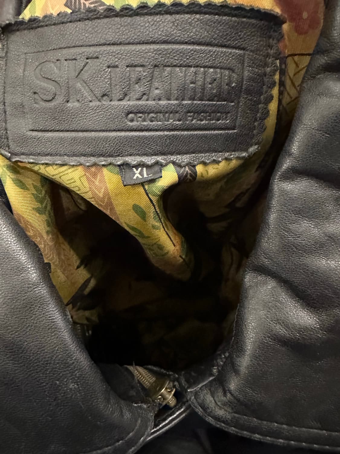 XL)양가죽 봄버 자켓 상품이미지2