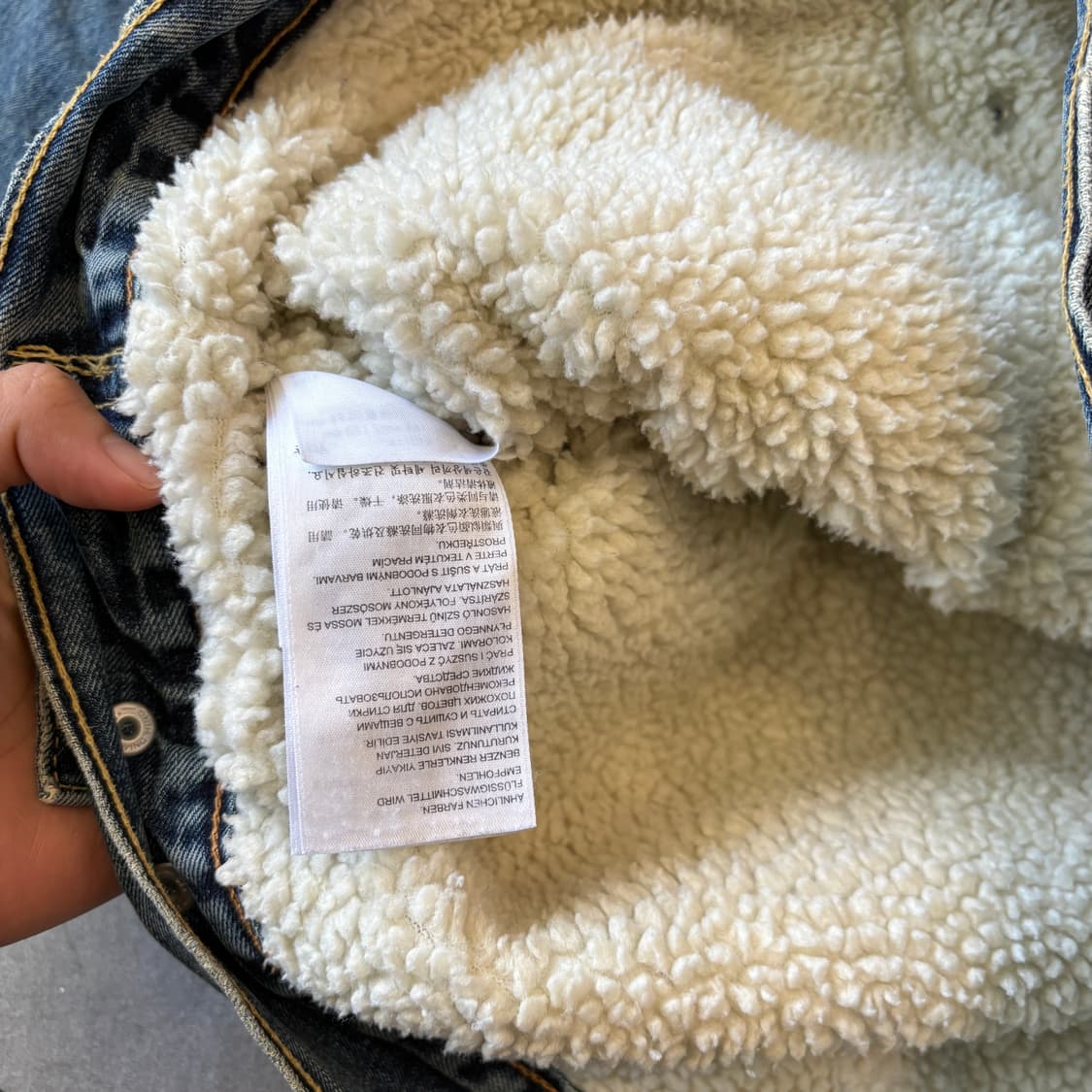 리바이스 정품 데님 쉐르파 자켓 상품이미지7