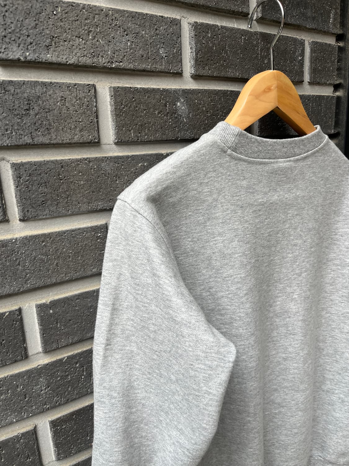 00s Courreges 꾸레쥬 로고 스웻셔츠 그레이 상품이미지9