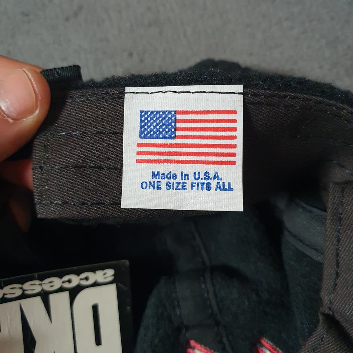 90s DKNY 플리스 캡 모자 상품이미지7