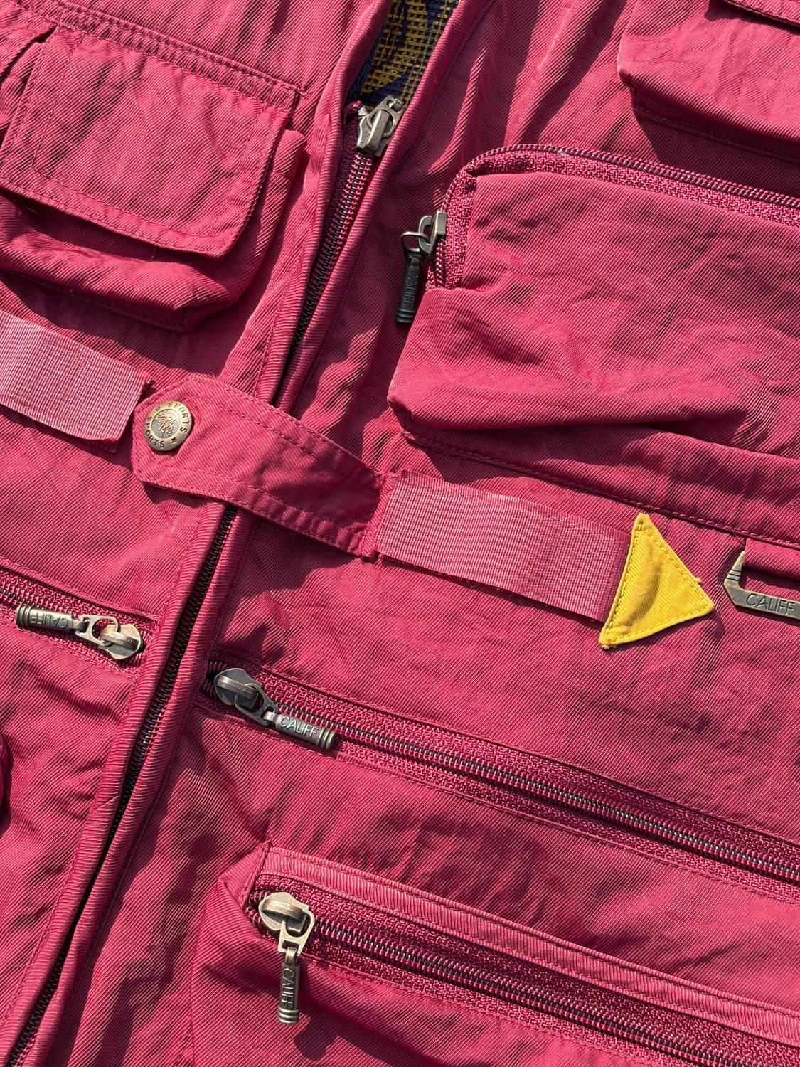 90s 올드 Califf 빈티지 아웃도어 피싱 베스트 100 상품이미지3