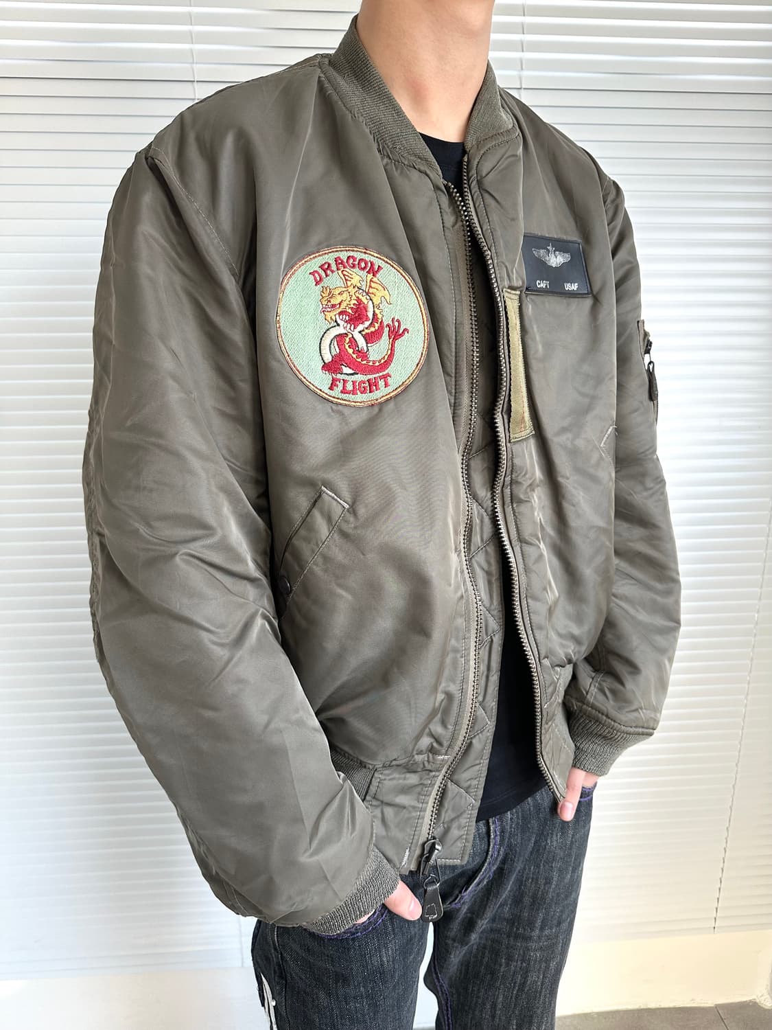 아비렉스 90s 드래곤 플라이트 MA-1 봄버 상품이미지2