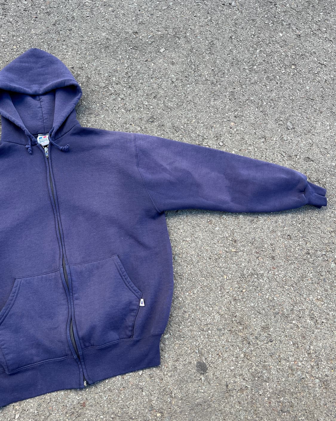 [L] 90s 미제 러셀 후드집업 네이비 상품이미지5