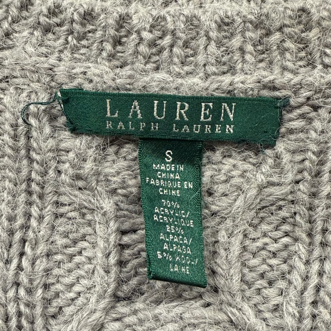 폴로 로렌 랄프로렌 꽈배기 브이넥 니트 가디건 원피스 상품이미지5