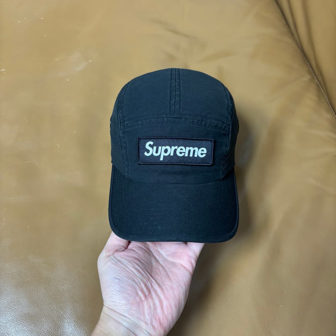 Supreme 슈프림 23ss 밀리터리 워시드 블랙 캠프캡 모자 상품이미지2