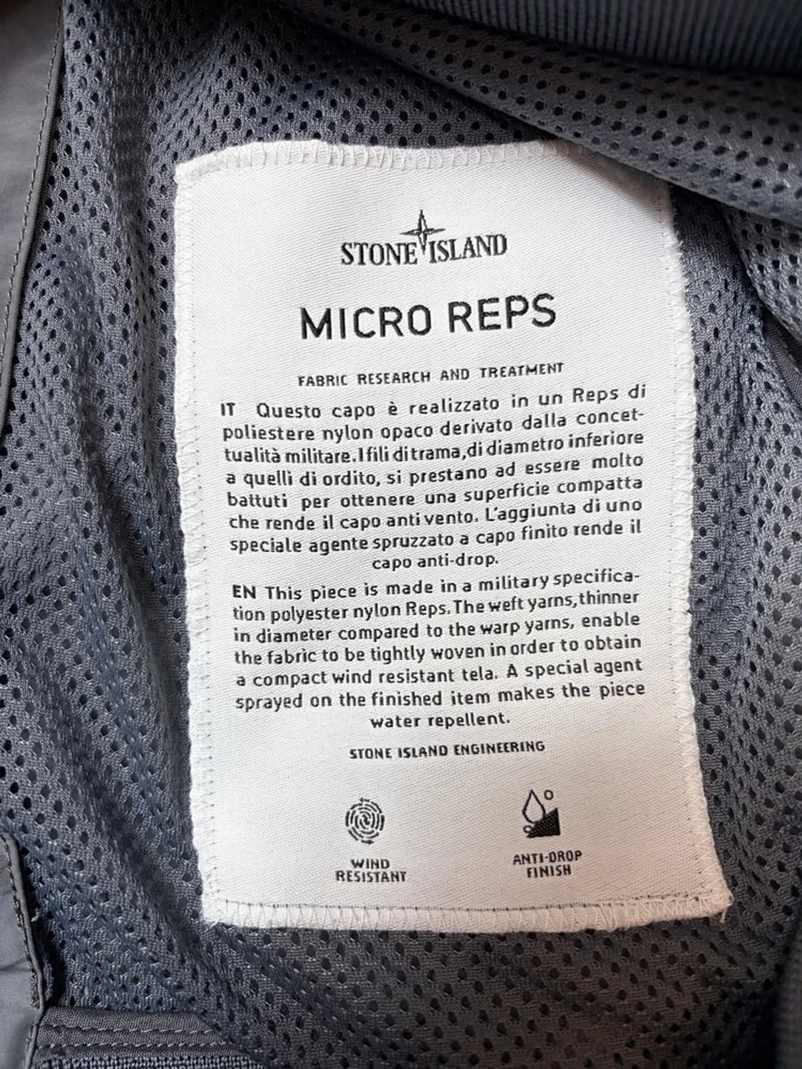 스톤아일랜드 마이크로랩스 나일론 윈드 자켓 PN9269 상품이미지7