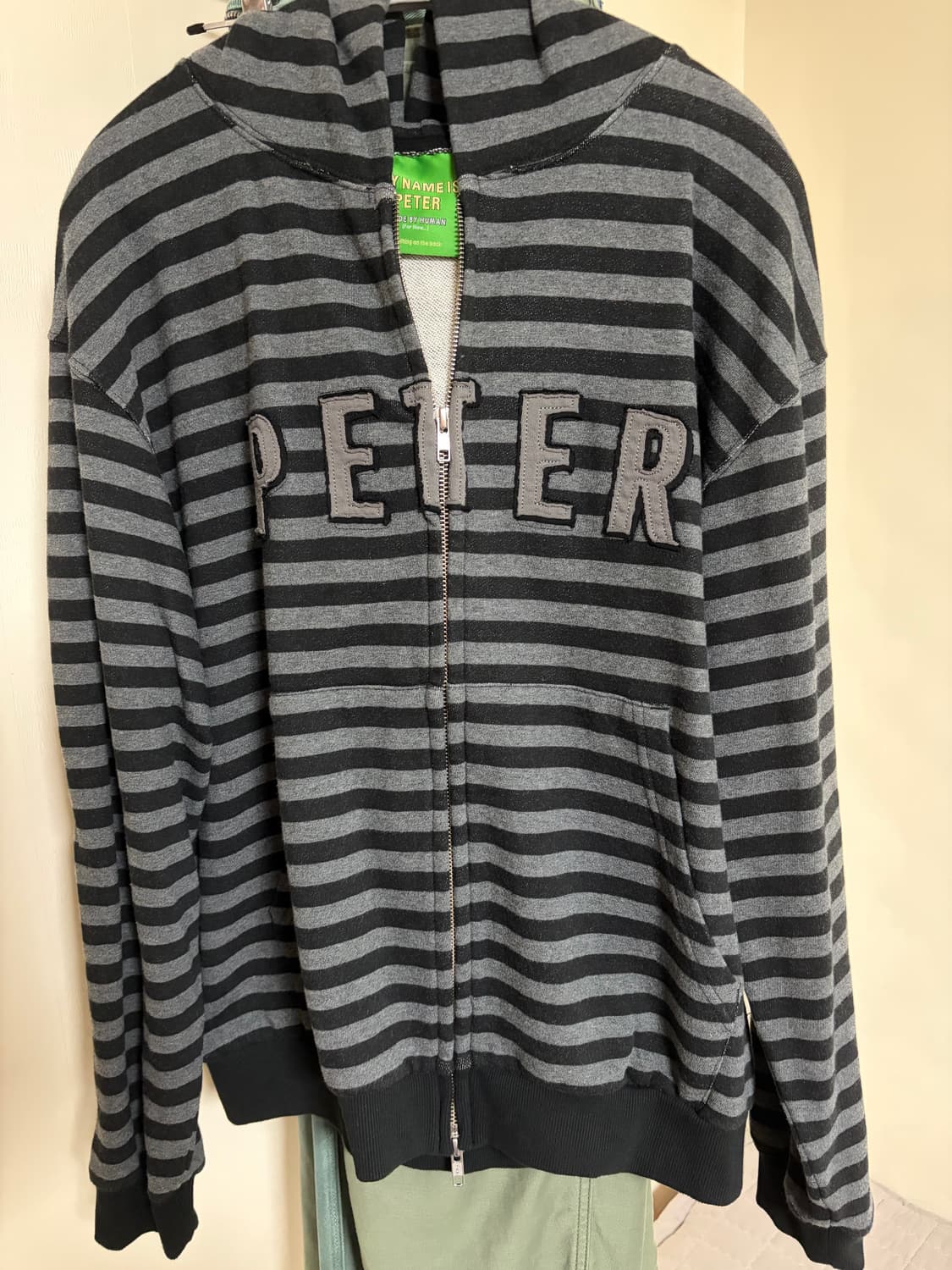 PETER STRIPE ZIP HOODIE 상품이미지2