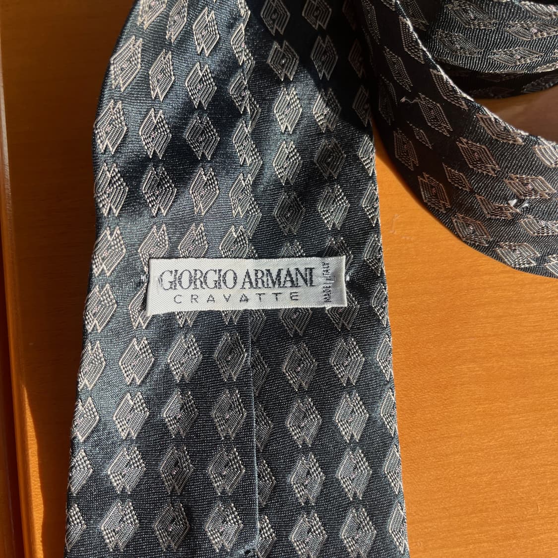 90s 조르지오 아르마니 이테리 자카드 넥타이 상품이미지3