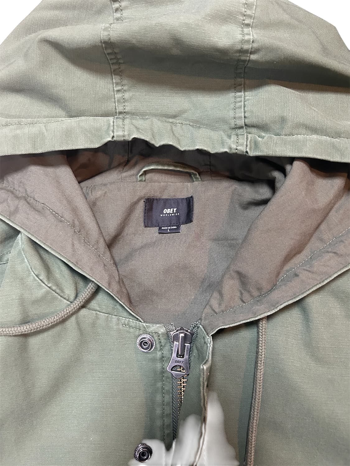 Obey 후드 코치 자켓 상품이미지4