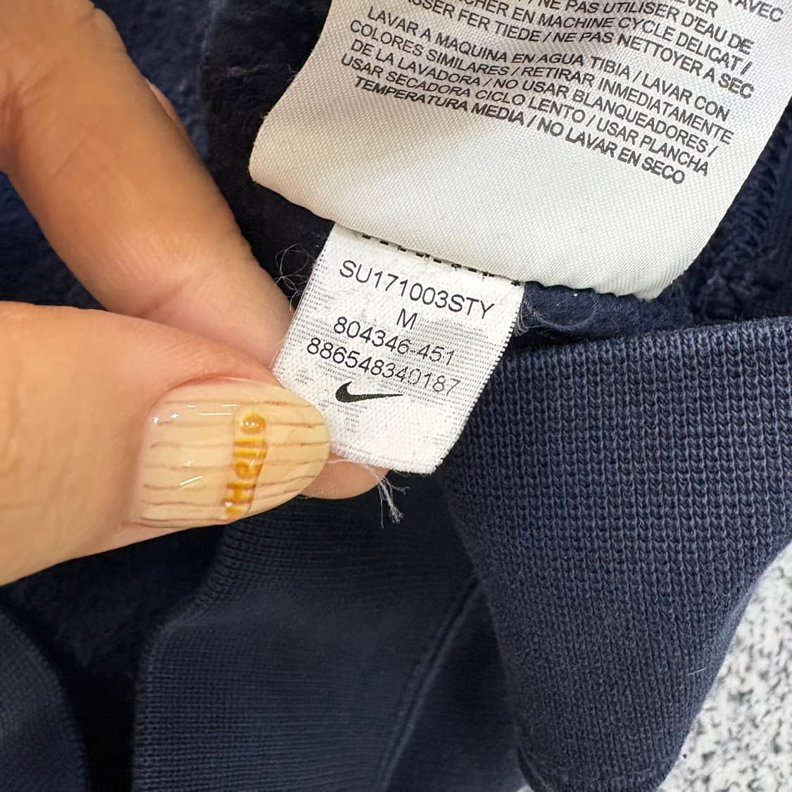 M 나이키 남성 기모 후드티 0331J 상품이미지5