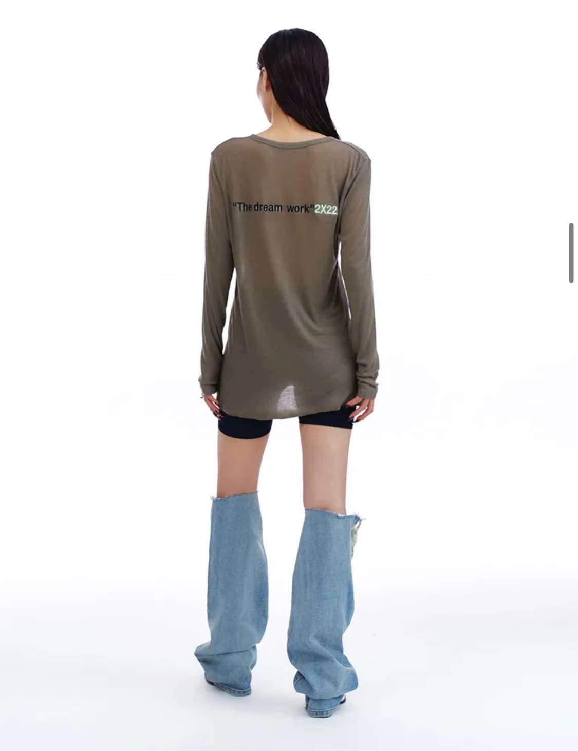 DRAPE LONG CARDIGAN KHAKI 상품이미지5