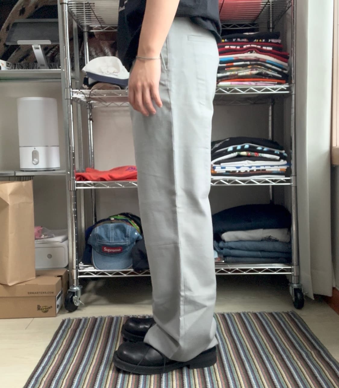 오프화이트 그레이 팬츠 상품이미지3