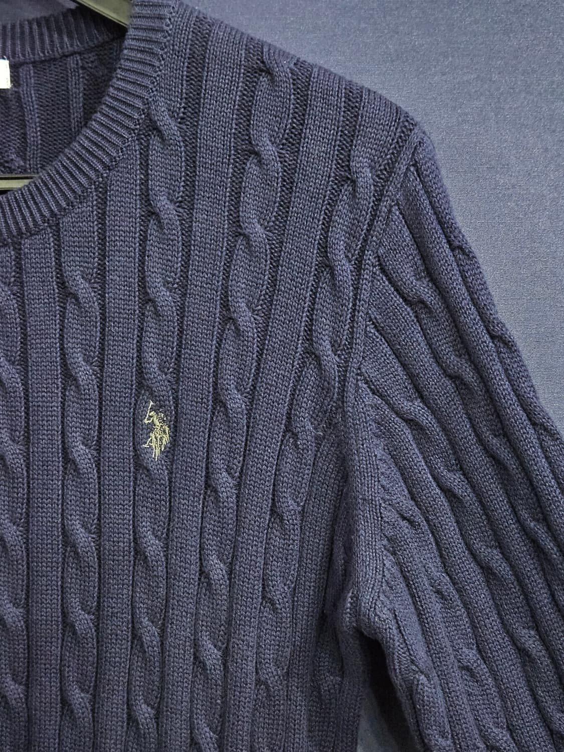 US 폴로 남성 105 꽈배기 3종 니트  상품이미지8