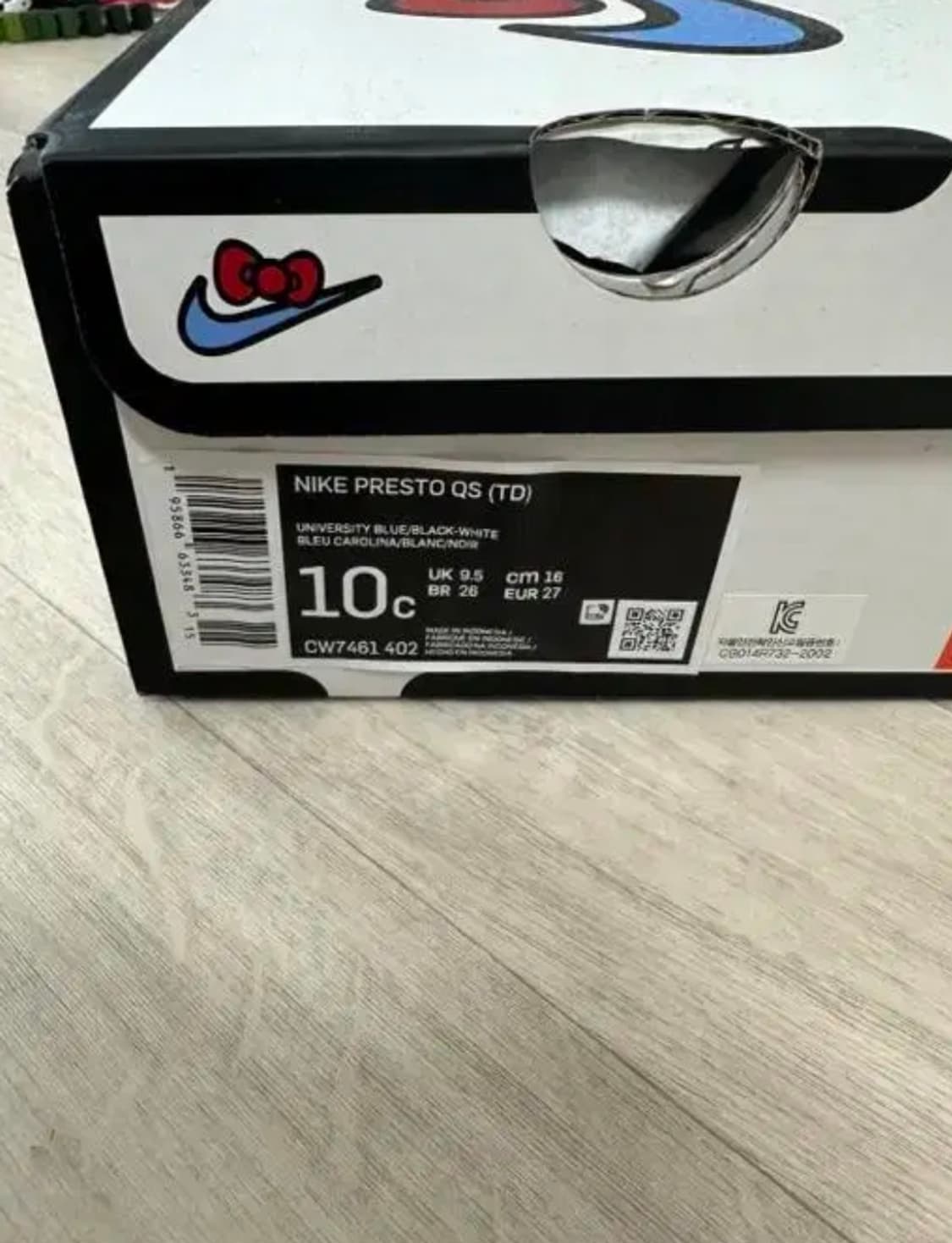 나이키 프레스토 x 헬로키티 td160 상품이미지3