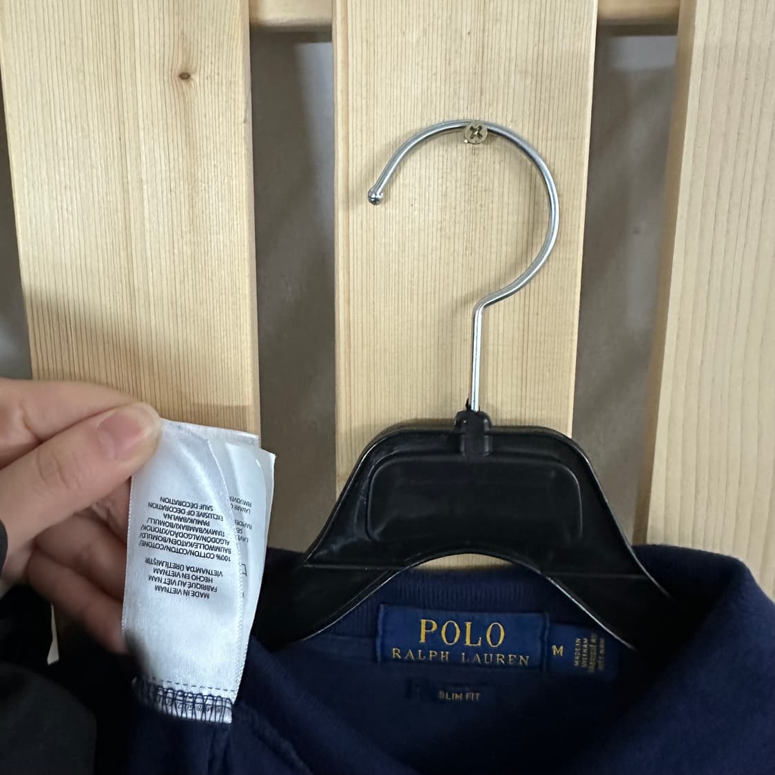 (S) 폴로 랄프로렌 네이비 카라티 상품이미지6
