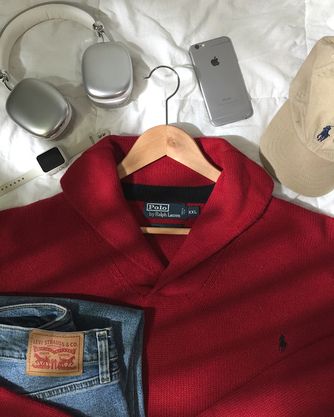 (MAN) 폴로랄프로렌 숄카라 니트스웨터 XXL 상품이미지1