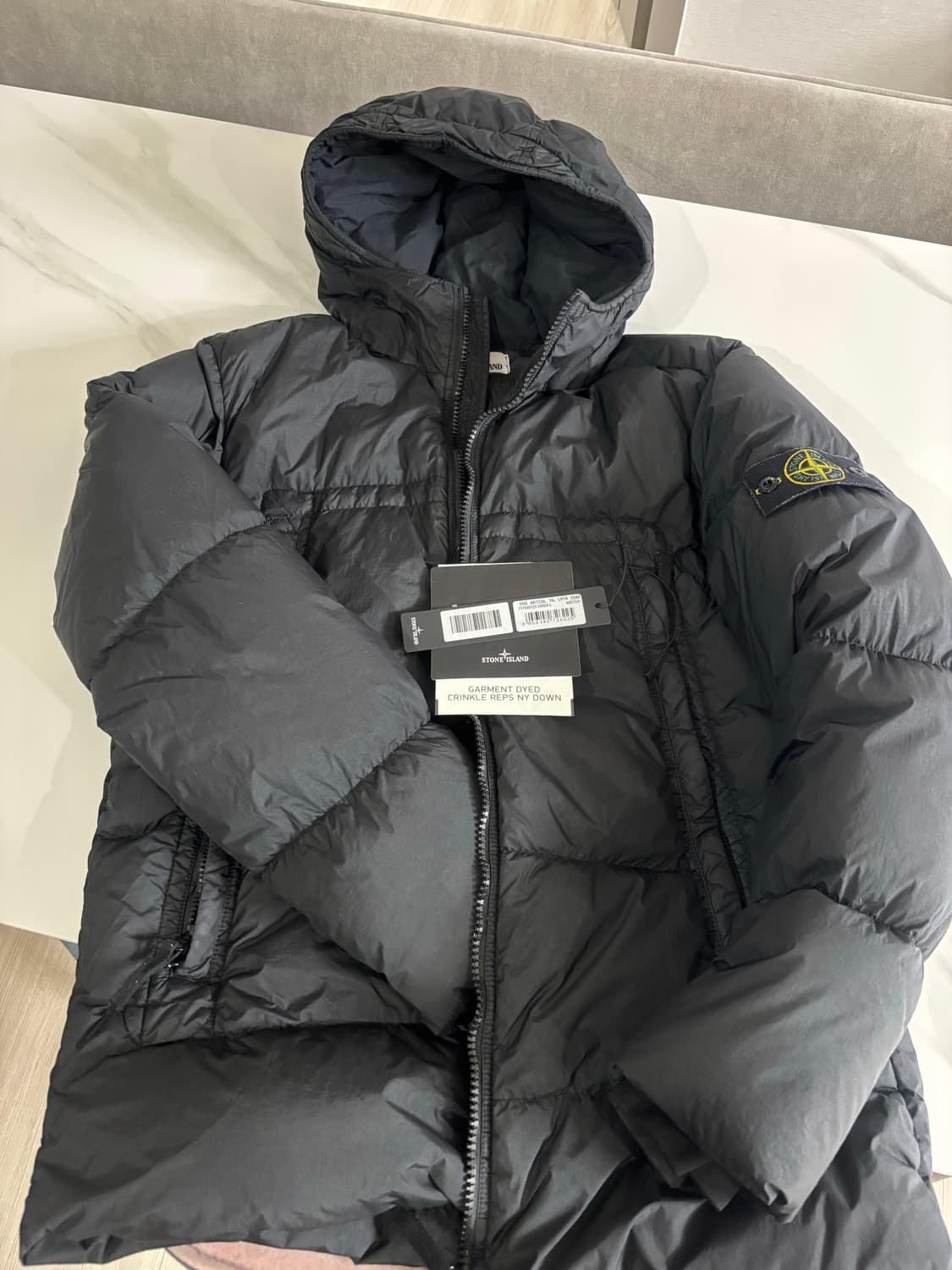 20fw 스톤 크링클랩스 패딩 팝니다 L 상품이미지1
