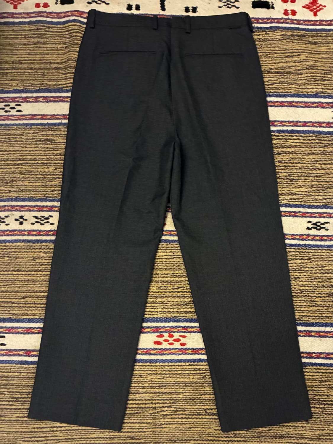 (2/31)POTTERY 포터리 울 테이퍼드 팬츠 슬랙스 다크그레이 상품이미지6