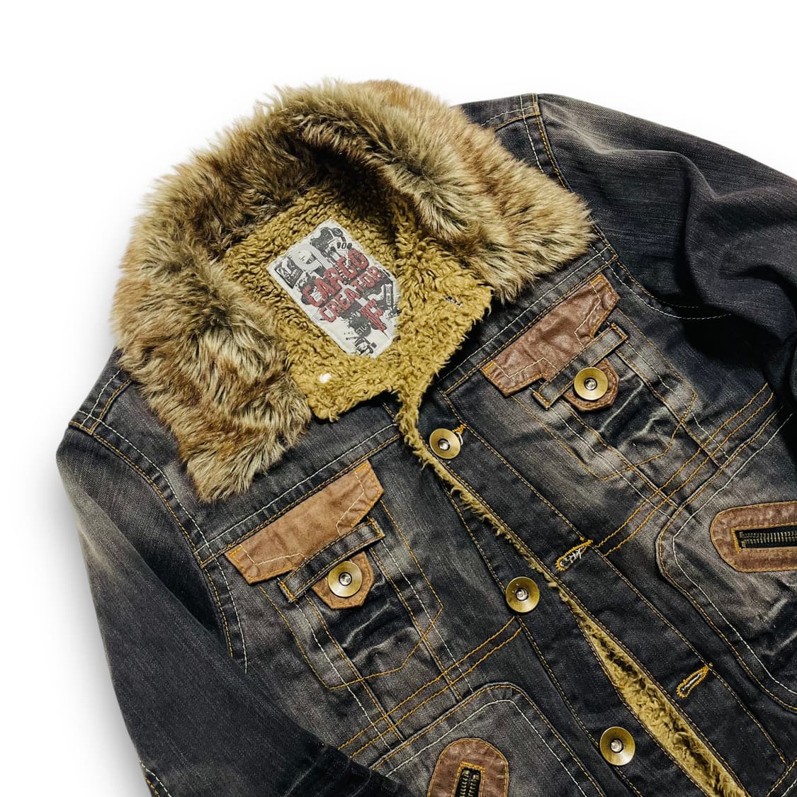 Cargo Creator Denim washed trival Jacket 상품이미지3