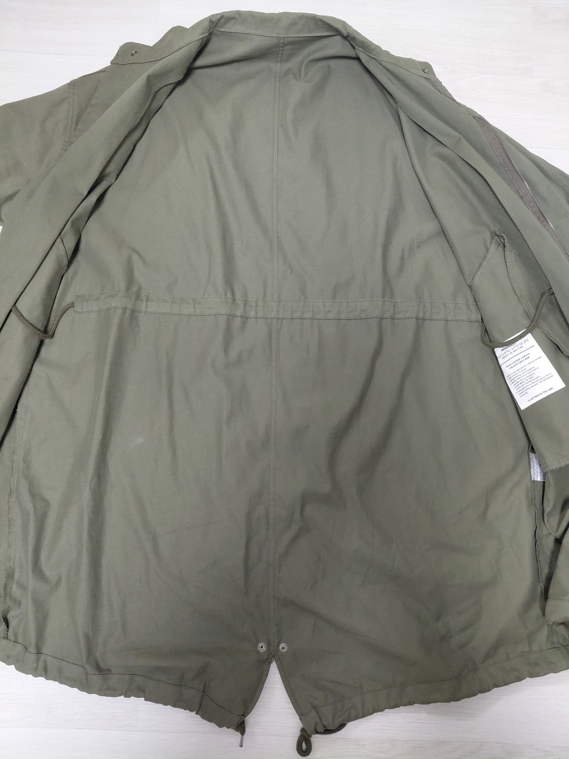 피쉬테일 야상 카키 상품이미지4