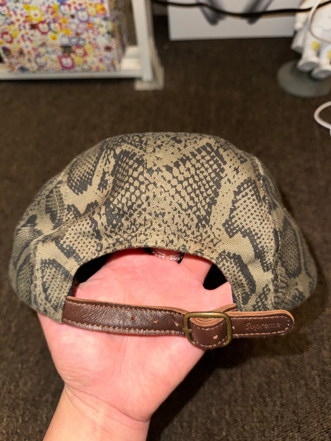 Supreme Snakeskin Mesh Camp Cap 상품이미지2