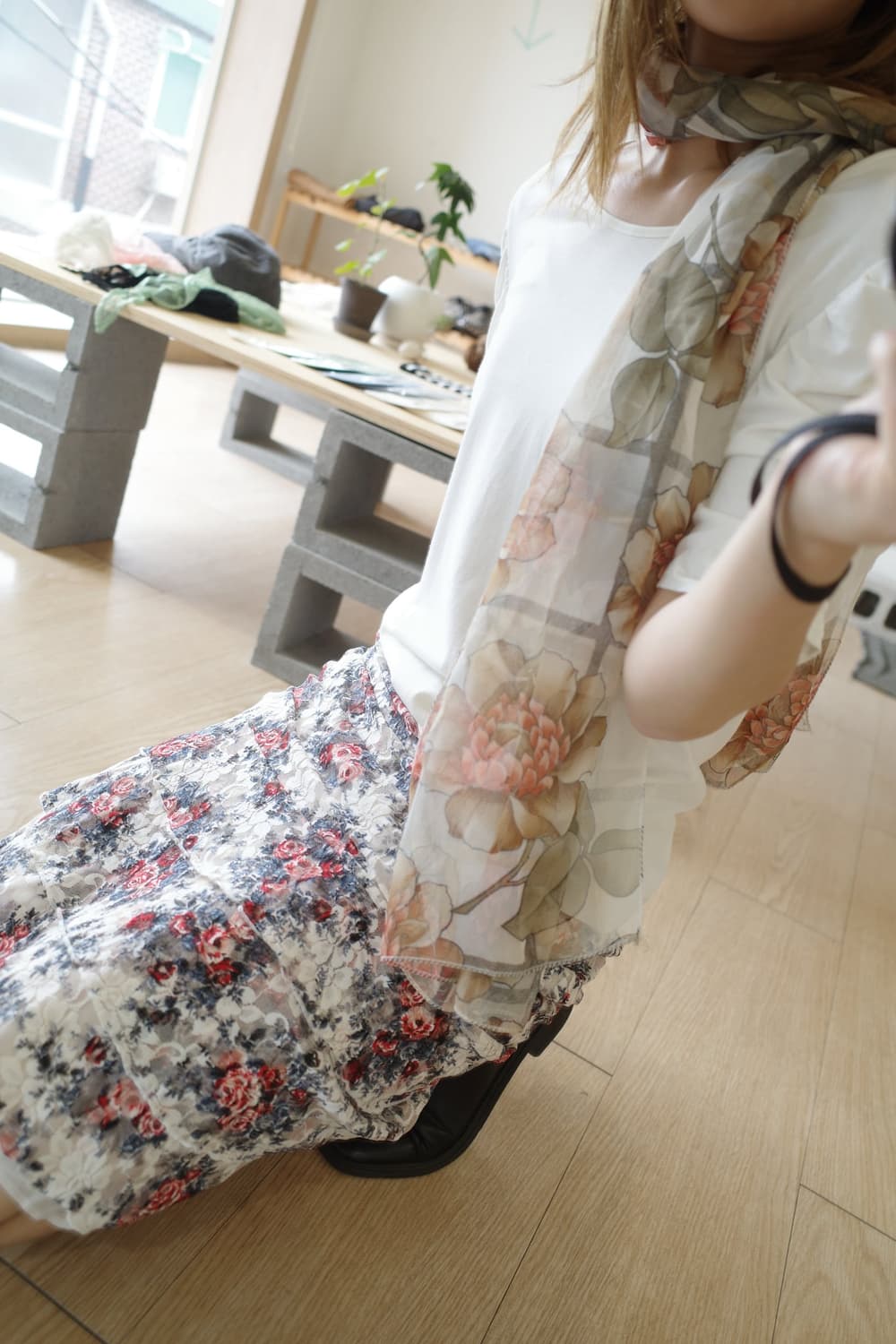 shirring T-shirt  상품이미지4