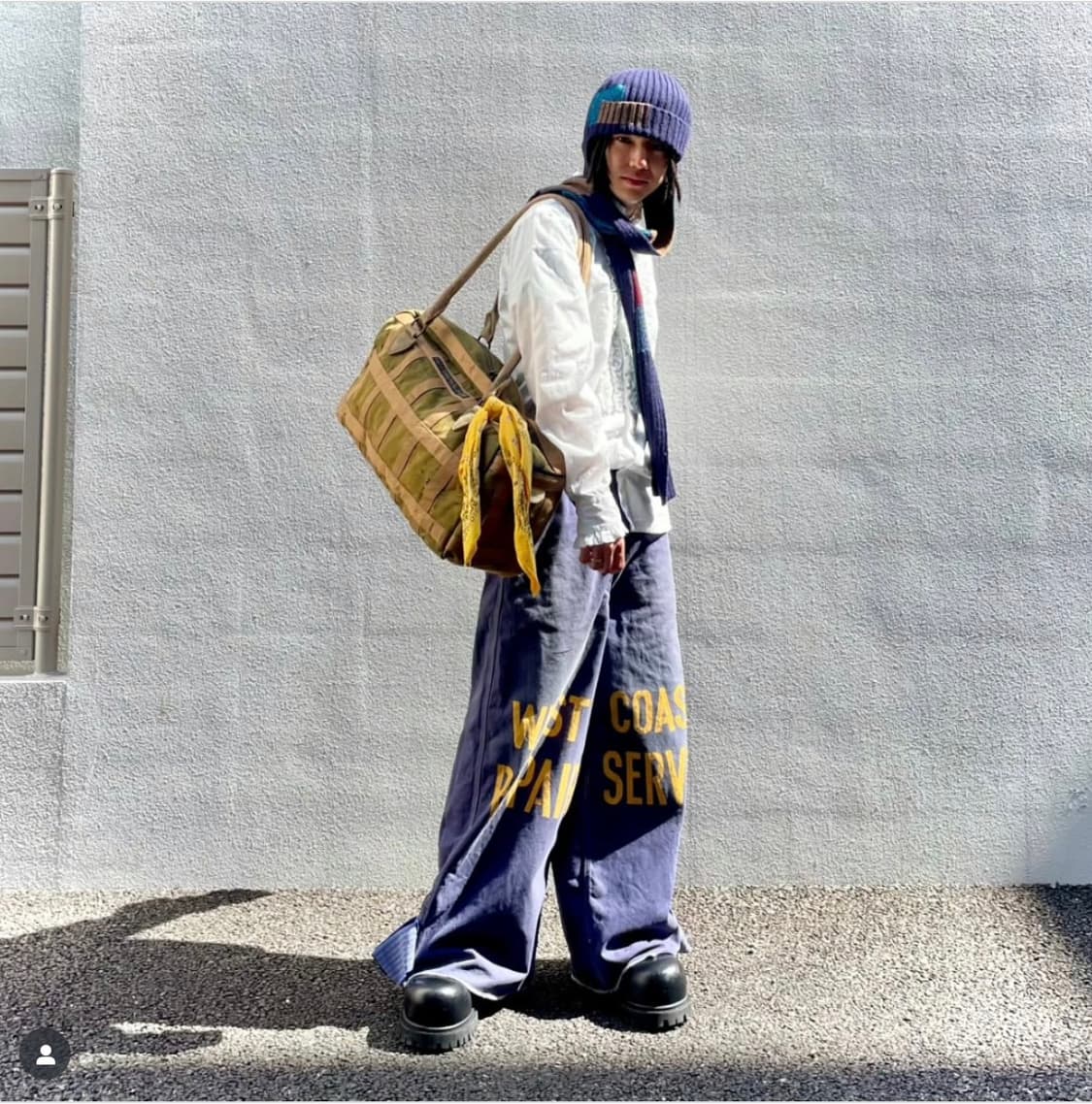 캐피탈 데님 리페어 팬츠 NAVY (Size 4) 상품이미지8