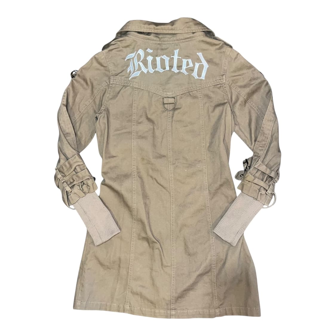 Edge Line 엣지라인 투웨이 코튼 롱 자켓 y2k펑크갸루 상품이미지5