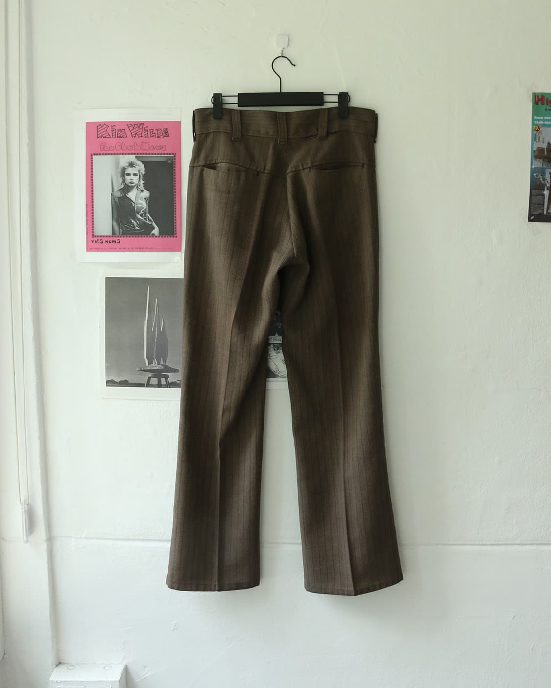 70s 스트라이프 부츠컷 트라우저 팬츠 상품이미지6