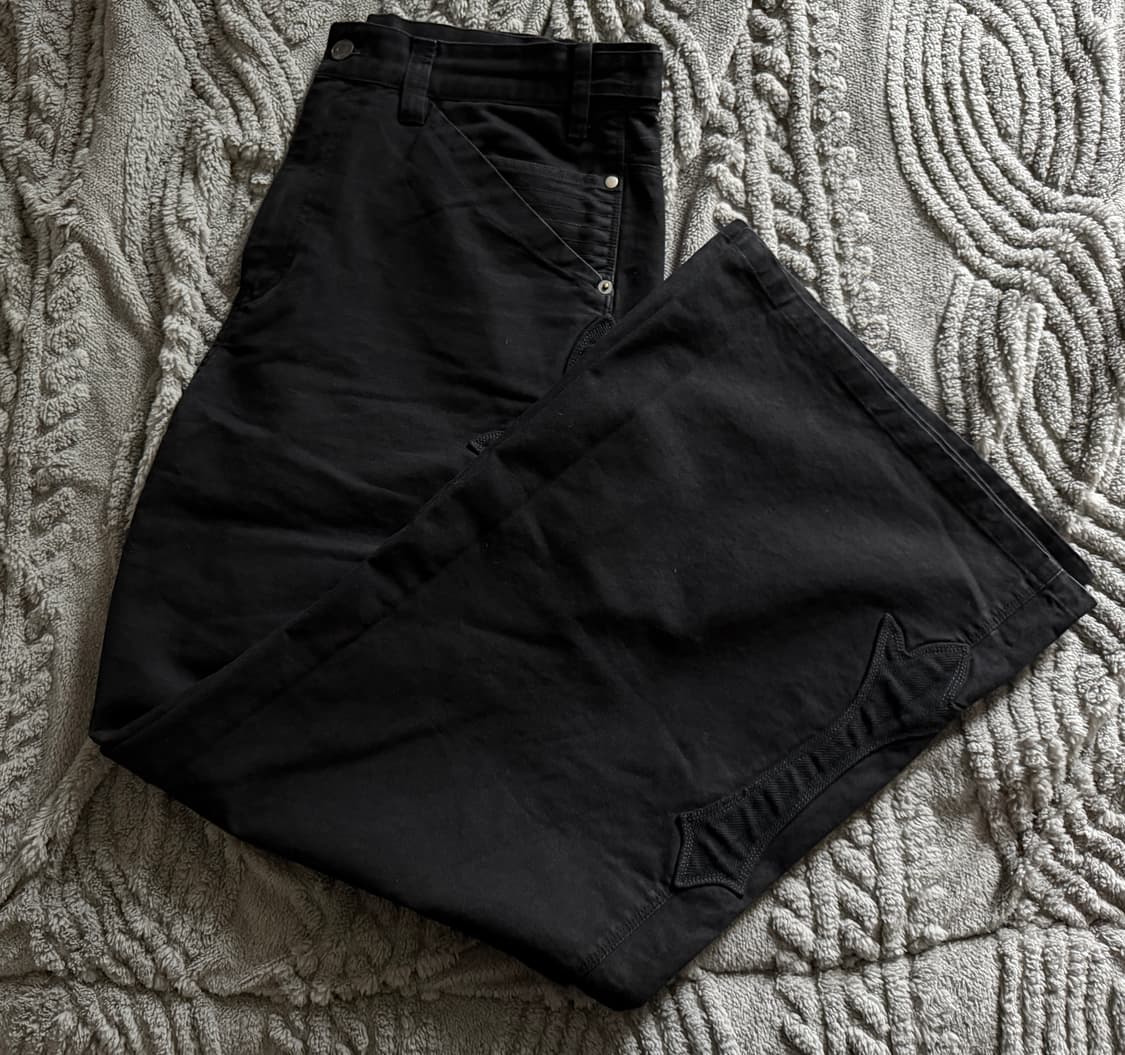 Polyteru 1011 Fleur Patched Pants Washed 상품이미지2