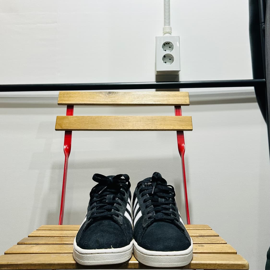 245) 아디다스 운동화 여성 여자 신발 캠퍼스 블랙 스웨이드  상품이미지2