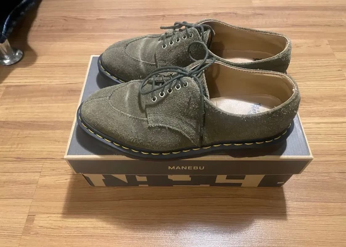 닥터마틴 1461 리펠로 스웨이드 올리브  상품이미지3