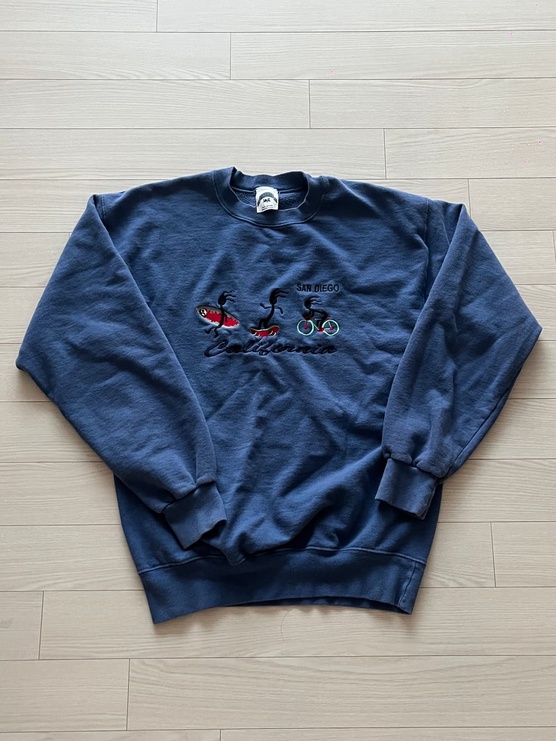 90s 아메리칸 빈티지 스웻 셔츠 L (made in usa) 상품이미지2