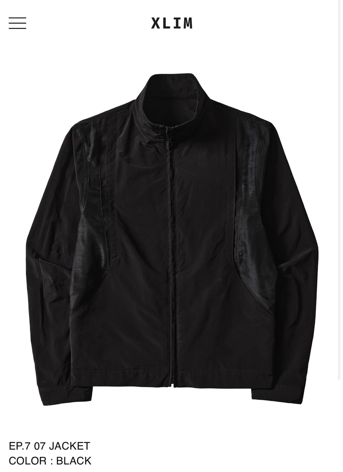 엑슬림 xlim ep.7 07 jacket black (s) 상품이미지1